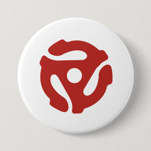Badge Rond 7,6 Cm Bouton Arrondi de l'adaptateur d'enregistrement au