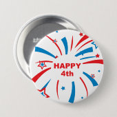 Badge Rond 7,6 Cm Bouton Arrondi Grand 3 Pouces (Devant & derrière)