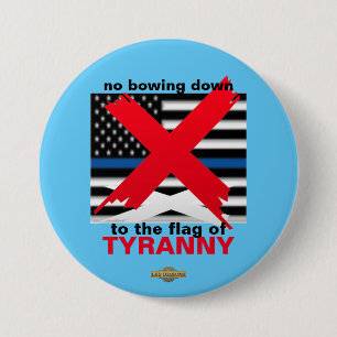 Badge Rond 7,6 Cm bouton "AUCUNE BAISSE EN DESSOUS..."