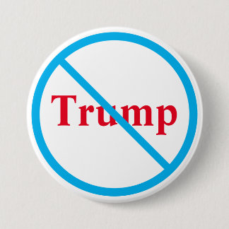 Badge Rond 7,6 Cm Bouton Ban Trump