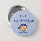 Badge Rond 7,6 Cm Bouton Big Brother personnalisé (Devant & derrière)