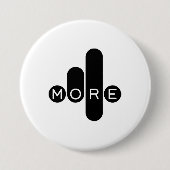 Badge Rond 7,6 Cm Bouton bleu liberté financière (Devant)