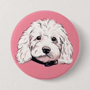 Badge Rond 7,6 Cm Bouton Bouton Bouton Bouton de chien de marque bla