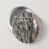 Badge Rond 7,6 Cm Bouton Brown Creeper (Devant & derrière)