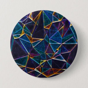 Badge Rond 7,6 Cm Bouton Bulles cassées