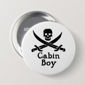 Badge Rond 7,6 Cm Bouton cabine (Devant & derrière)