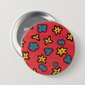 Badge Rond 7,6 Cm bouton Calypso (Devant & derrière)