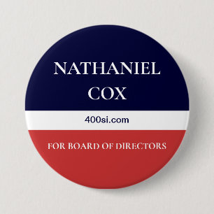 Badge Rond 7,6 Cm Bouton Campagne de la nomenclature NBC