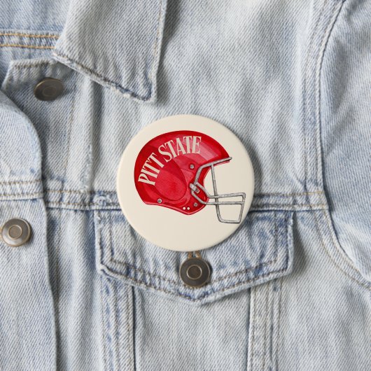 Badge Rond 7,6 Cm Bouton Casque de l'état de l'emplacement (En situation)