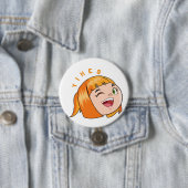 Badge Rond 7,6 Cm Bouton Cercle (En situation)