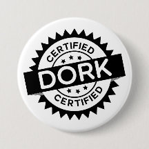 Bouton certifié de Dork