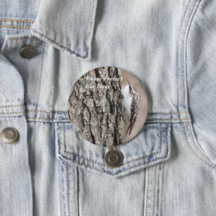 Badge Rond 7,6 Cm Bouton Creeper Brown