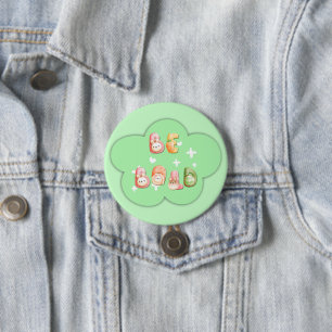 Badge Rond 7,6 Cm Bouton Cute   Soyez gras