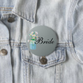 Badge Rond 7,6 Cm Bouton Daisies d'été (En situation)