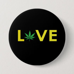 Badge Rond 7,6 Cm Bouton d'amour de 3 pouces