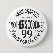 Badge Rond 7,6 Cm Bouton d'amour de la mère (Devant)