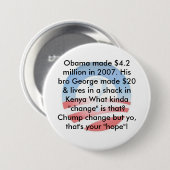 Badge Rond 7,6 Cm Bouton d'amour fraternel (Devant & derrière)