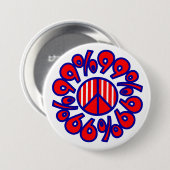 Badge Rond 7,6 Cm BOUTON de 99% (Devant & derrière)