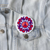 Badge Rond 7,6 Cm BOUTON de 99% (En situation)