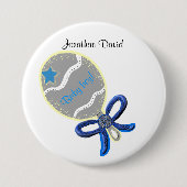 Badge Rond 7,6 Cm Bouton de bébé de bienvenue (Devant)