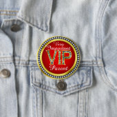 Badge Rond 7,6 Cm Bouton de bénévolat parent VIP - srf (En situation)