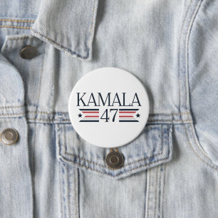Badge Rond 7,6 Cm Bouton de campagne kamala Harris Président 2024