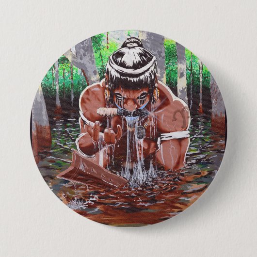 Badge Rond 7,6 Cm Bouton de colère silencieuse (Devant)