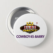 Badge Rond 7,6 Cm Bouton de Cowboy45 kc (Devant & derrière)