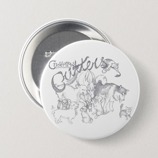 Badge Rond 7,6 Cm Bouton de créatures de Crickhollow (Devant & derrière)