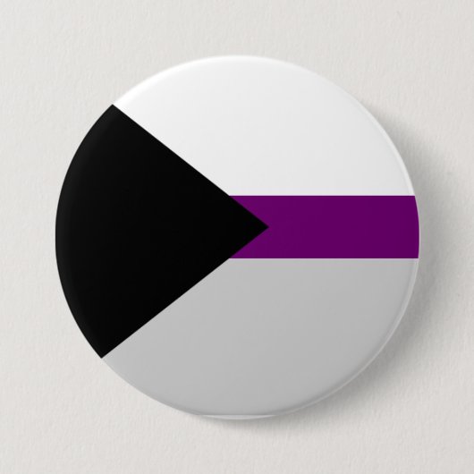 Badge Rond 7,6 Cm bouton de demisexuality (Devant)