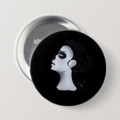 Badge Rond 7,6 Cm Bouton de démon (Devant & derrière)