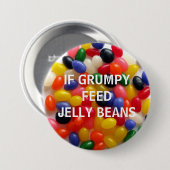 Badge Rond 7,6 Cm Bouton de dragées à la gelée de sucre (Devant & derrière)