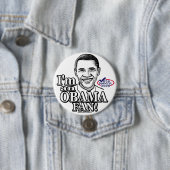 Badge Rond 7,6 Cm Bouton de fan d'Obama (En situation)