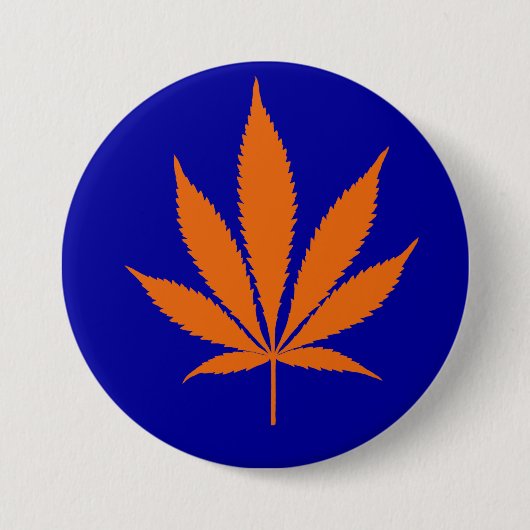 Badge Rond 7,6 Cm Bouton de feuille du pot W20 (Devant)