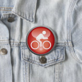 Badge Rond 7,6 Cm Bouton de jour de course de CYCLE de triathlon (En situation)