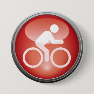Badge Rond 7,6 Cm Bouton de jour de course de CYCLE de triathlon