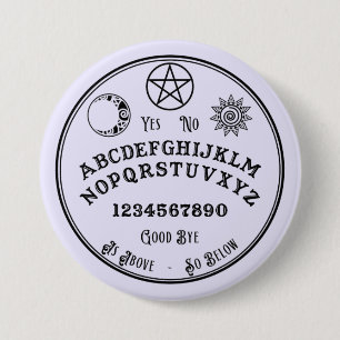 Badge Rond 7,6 Cm Bouton de la carte de l'esprit mystique