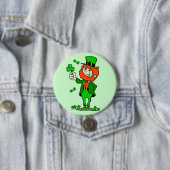 Badge Rond 7,6 Cm Bouton de la Saint Patrick (En situation)