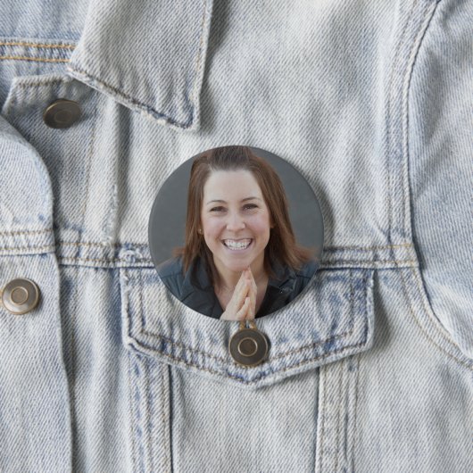 Badge Rond 7,6 Cm Bouton de l'équipe bam (En situation)