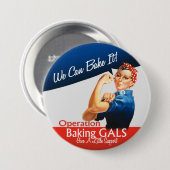 Badge Rond 7,6 Cm Bouton de logo (Devant & derrière)