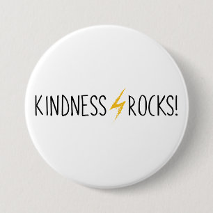 Badge Rond 7,6 Cm Bouton de logo simple Kindness Rocks