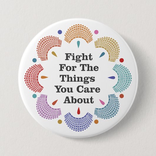 Badge Rond 7,6 Cm Bouton de mandala du col RBG (Devant)