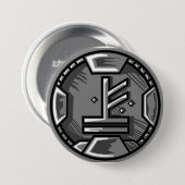 Badge Rond 7,6 Cm Bouton de Mudalfaen (Devant & derrière)