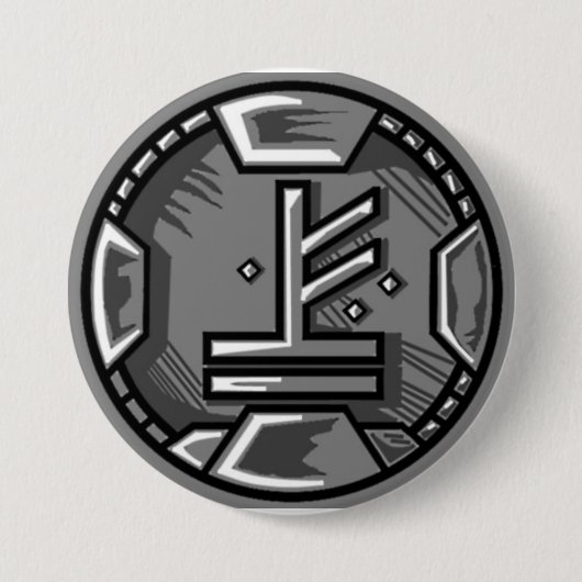 Badge Rond 7,6 Cm Bouton de Mudalfaen (Devant)