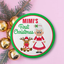 Bouton de Noël de Mimi