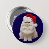 Badge Rond 7,6 Cm Bouton de Noël Persan (Devant & derrière)