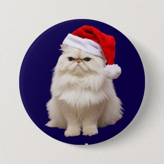 Badge Rond 7,6 Cm Bouton de Noël Persan (Devant)