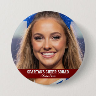 Badge Rond 7,6 Cm Bouton de photo de meneuse de claque personnalisé