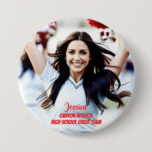 Badge Rond 7,6 Cm Bouton de photo personnalisé pour joueur d'équipe