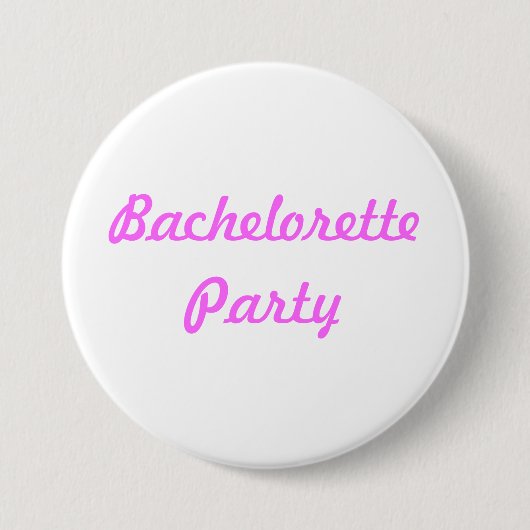 Badge Rond 7,6 Cm Bouton de Pin de partie de Bachelorette (Devant)
